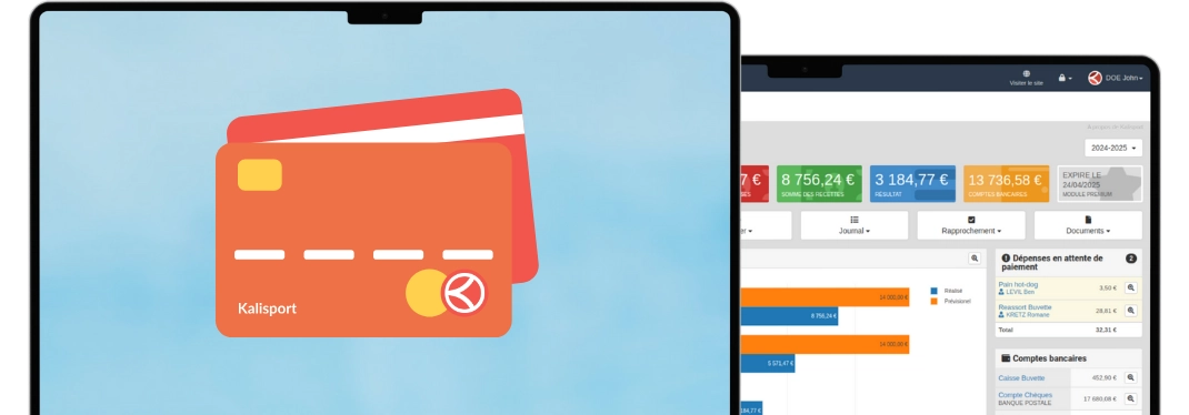 Paiement en ligne association par carte bancaire pour club de sport