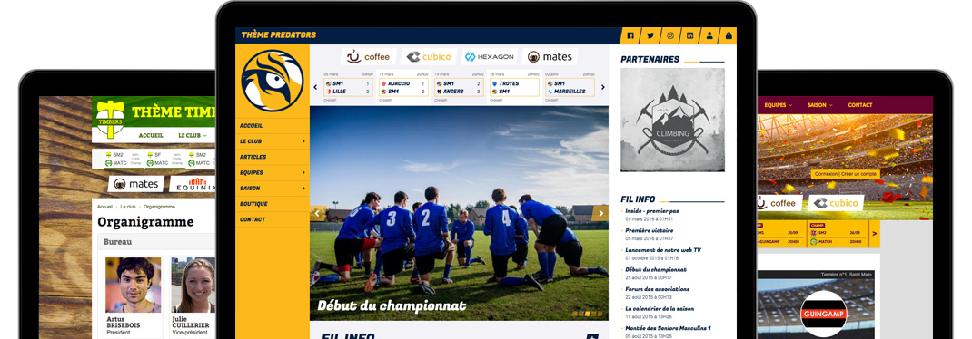 Créer site internet gratuit pour club de sport et associations sportives en ligne