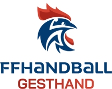 Logo application Gesthand FFHB - Outils de gestion sportive et communication en ligne pour votre club de Handball