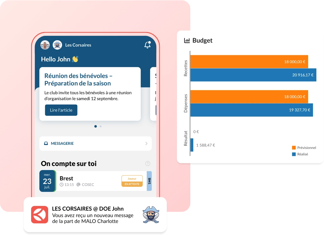 Application de gestion sportive et logiciel club de roller