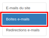 E-mail, accès boîtes e-mails