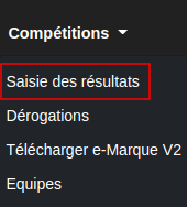 Accès à l'export FBI de la FFBB