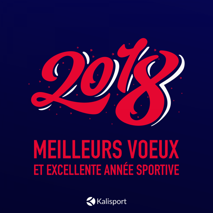 Bonne année 2018 - Kalisport - Gestion internet clubs et associations sportives