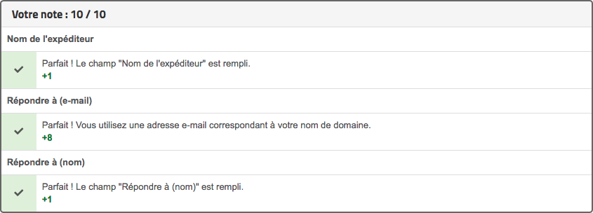 Testeur anti-spam e-mails - Kalisport - Outils de gestion pour clubs et associations sportives