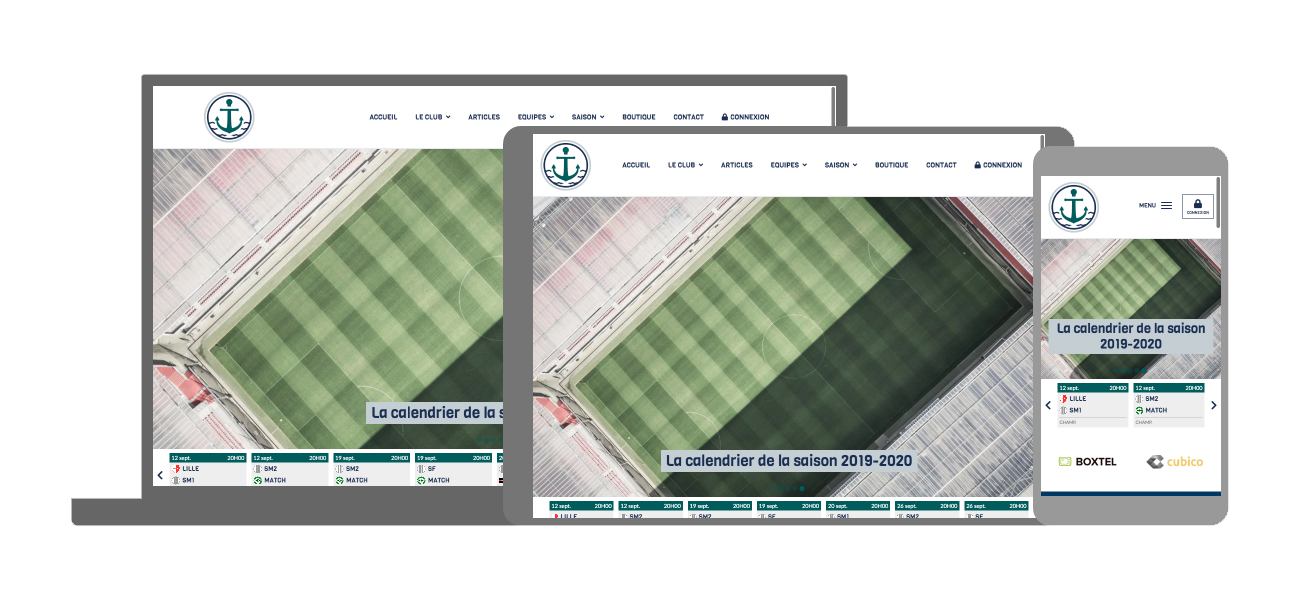 Thème Mariners - responsive design - compatible mobile/tablette